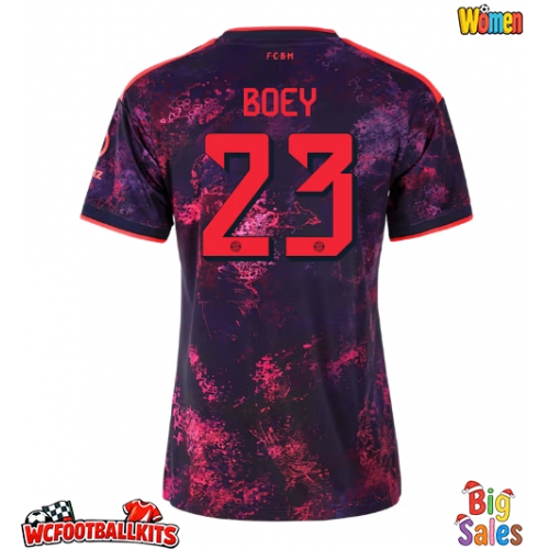 Bayern Munich Sacha Boey #23 Replica Third Stadium Shirt for Women 2026-27 Short Sleeve